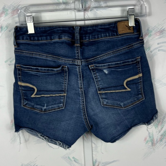 American Eagle Outfitters Hi-Rise Shortie Shorts Super Super Stretch 6 - Picture 4 of 10